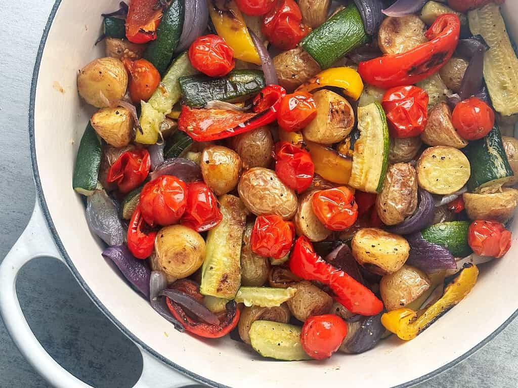 Simple ItalianStyle Roasted Vegetables