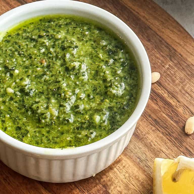 Just Your Basic Homemade Basil Pesto Recipe