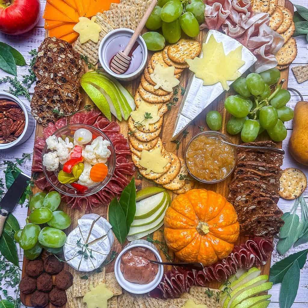 How To Make A Cozy Fall Themed Charcuterie Board