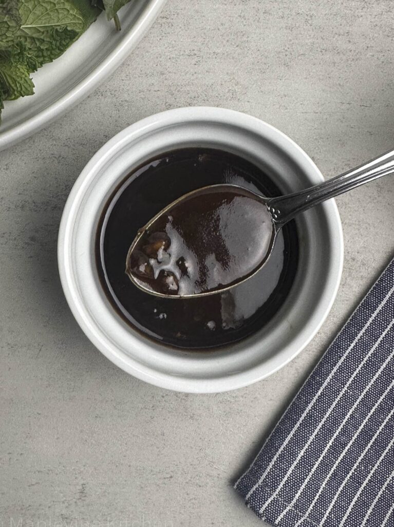 Homemade Balsamic and Fresh Basil Vinaigrette