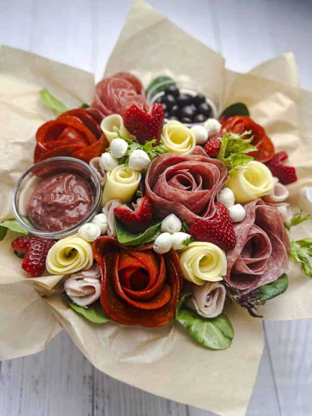 How to Make a Charcuterie Bouquet