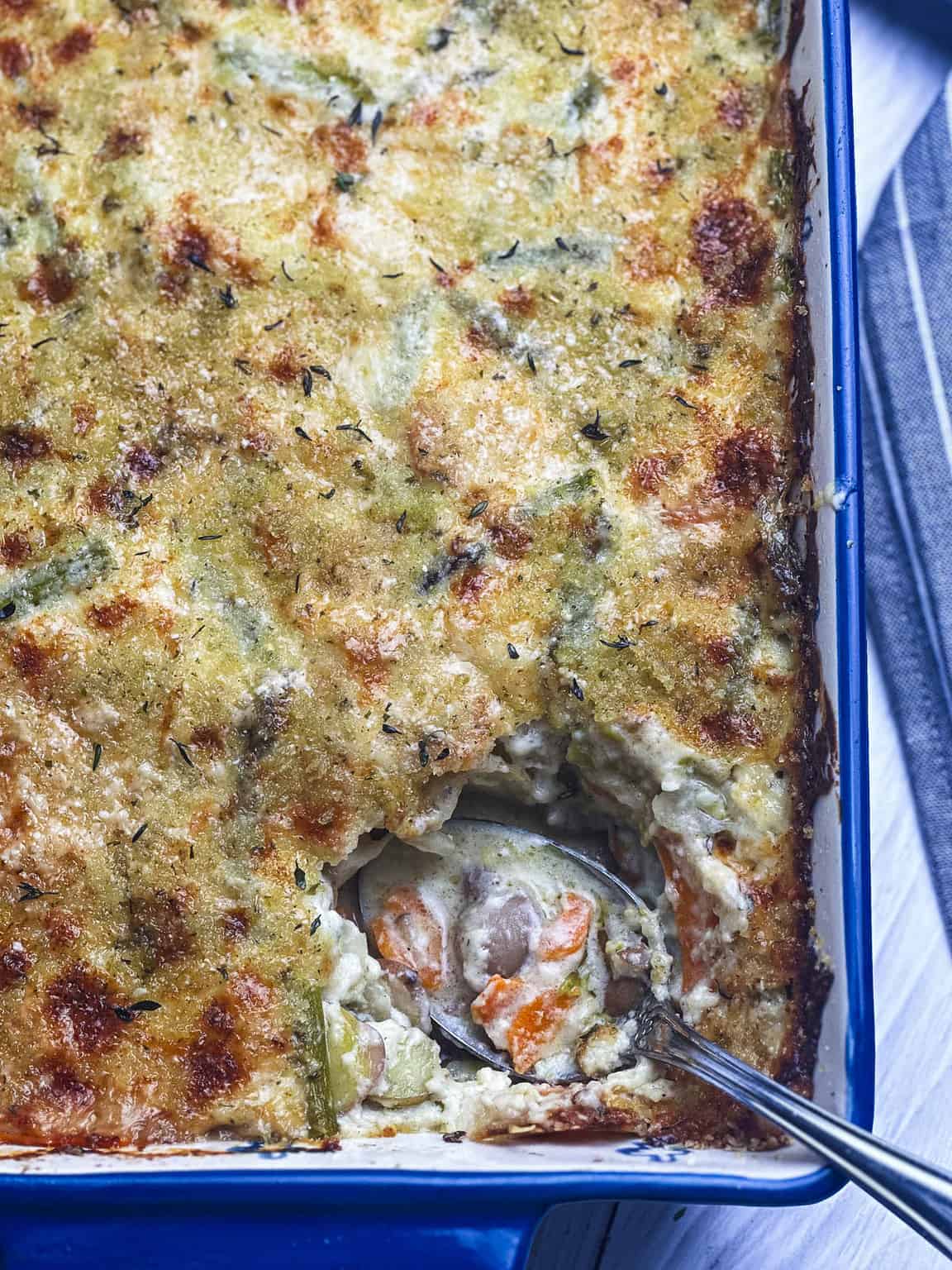 Spring Vegetable Au Gratin With Mornay Sauce spring-vegetable-au-gratin-with-mornay-sauce