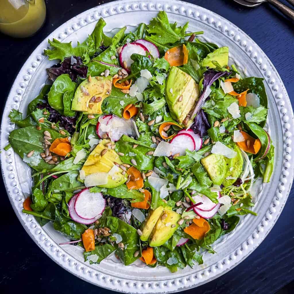 Simple Field Greens Salad